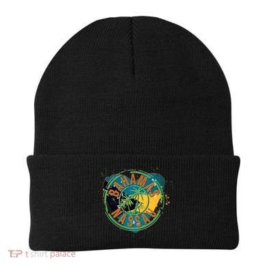 Bahamas Nassau Paint Stamp Emblem Beanie