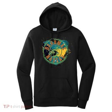 Bahamas Nassau Paint Stamp Emblem Women's Hoodie