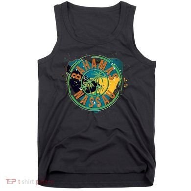 Bahamas Nassau Paint Stamp Emblem Tank Top