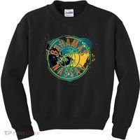 Bahamas Nassau Paint Stamp Emblem Kids Sweatshirt thumb 0