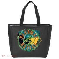 Bahamas Nassau Paint Stamp Emblem Tote Bag thumb 0