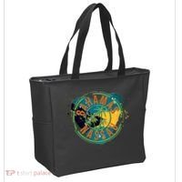 Bahamas Nassau Paint Stamp Emblem Tote Bag thumb 2