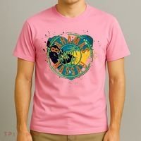 Bahamas Nassau Paint Stamp Emblem T-Shirt thumb 3