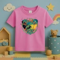 Bahamas Nassau Paint Stamp Emblem Toddler T-Shirt thumb 3