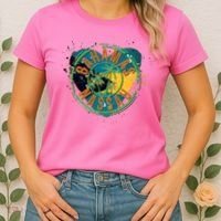 Bahamas Nassau Paint Stamp Emblem Women's T-Shirt thumb 2