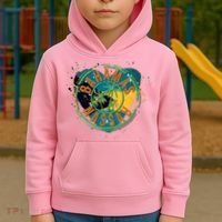Bahamas Nassau Paint Stamp Emblem Kids Hoodie thumb 2