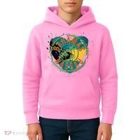 Bahamas Nassau Paint Stamp Emblem Kids Hoodie thumb 4