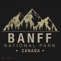 Banff National Park USA-Made Doggie Bandana thumb 2