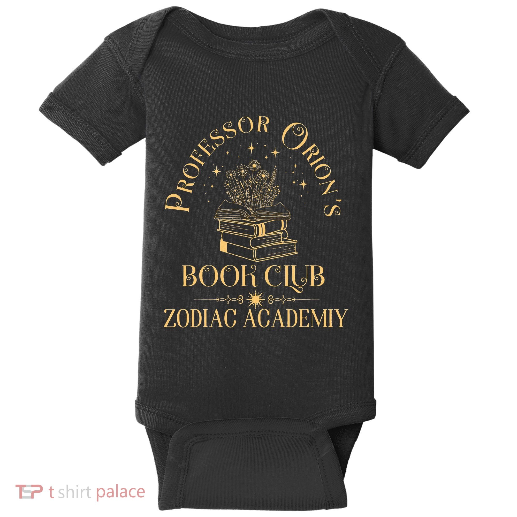 Book Nerd Professor OrionS Book Club Zodiac Academy Baby Bodysuit