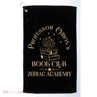 Book Nerd Professor OrionS Book Club Zodiac Academy Golf Towel thumb 0