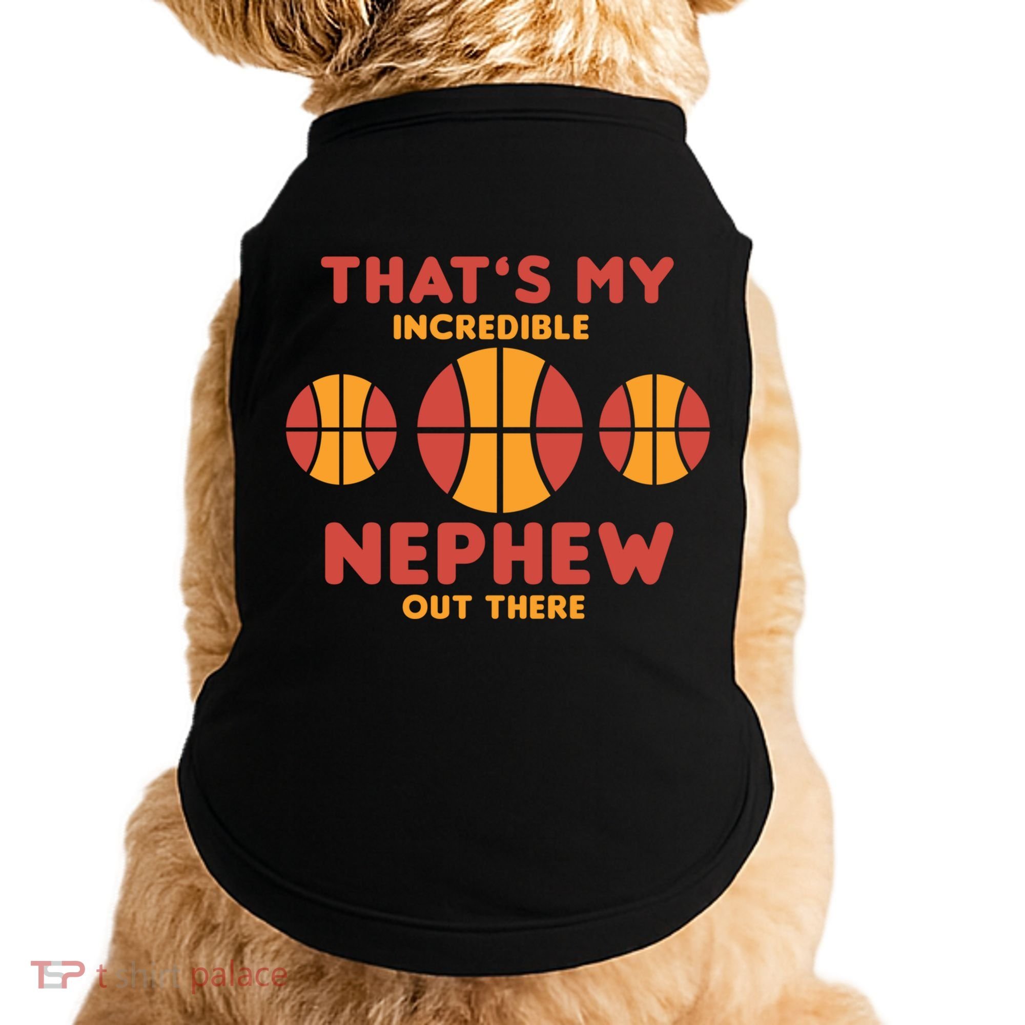 Basketball Nephew Quote For Aunt Uncle Gift Doggie Tank