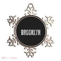 Brooklyn Ny Retro Text New York Love Brooklyn Bridge Ornament thumb 0