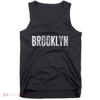Brooklyn Ny Retro Text New York Love Brooklyn Bridge Tank Top thumb 0