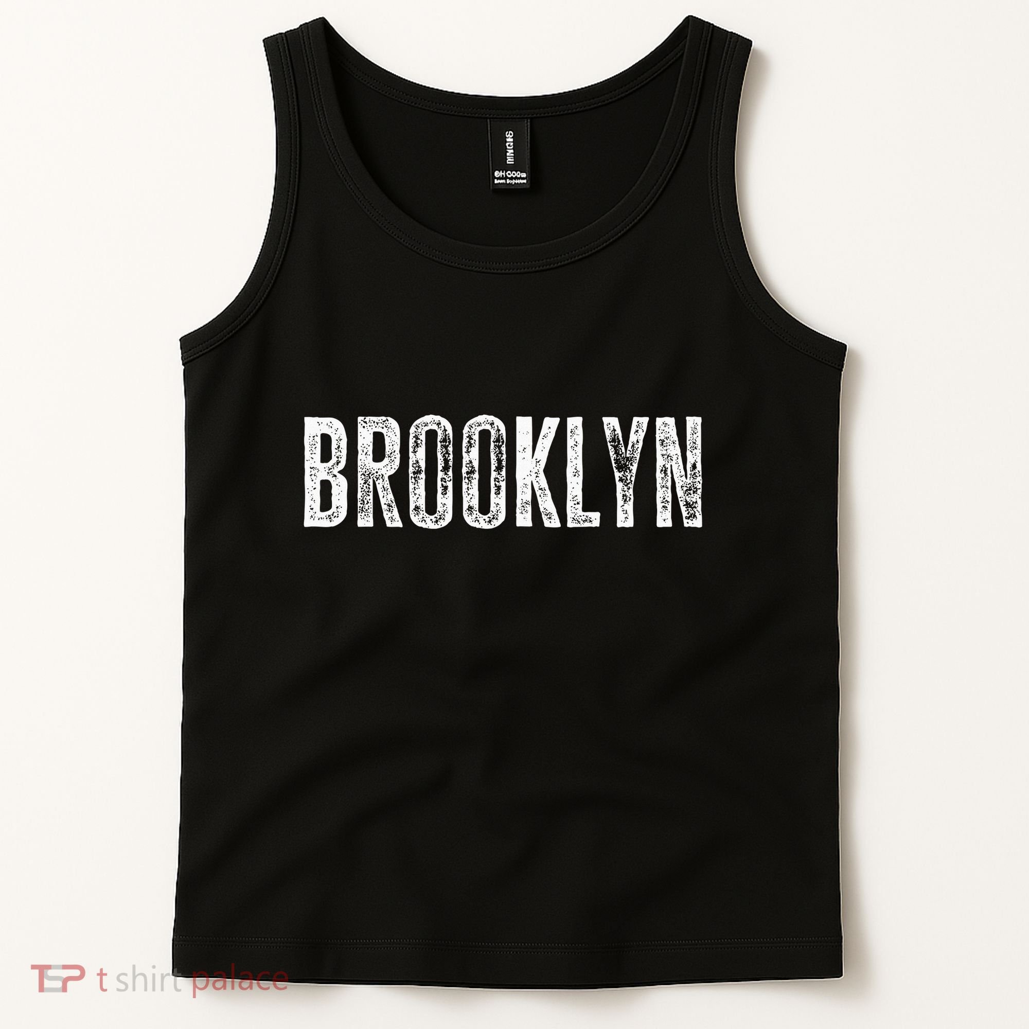 Brooklyn Ny Retro Text New York Love Brooklyn Bridge Tank Top