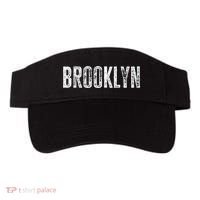 Brooklyn Ny Retro Text New York Love Brooklyn Bridge Visor thumb 0