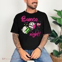 Bunco Night Retro Dice Wine Prize Comfort Colors T-Shirt thumb 3