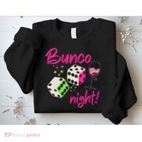 Bunco Night Retro Dice Wine Prize Sweatshirt thumb 2