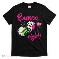 Bunco Night Retro Dice Wine Prize T-Shirt thumb 0