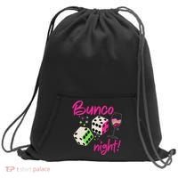 Bunco Night Retro Dice Wine Prize Sweatshirt Cinch Pack Bag thumb 0