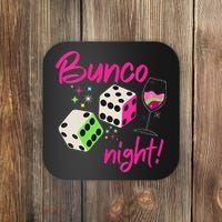 Bunco Night Retro Dice Wine Prize Coaster thumb 0