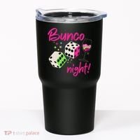 Bunco Night Retro Dice Wine Prize Tumbler thumb 0