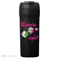 Bunco Night Retro Dice Wine Prize 24oz Duet Stainless Steel Tumbler thumb 0