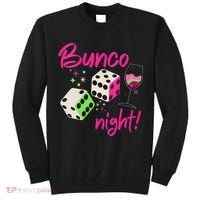 Bunco Night Retro Dice Wine Prize Tall Sweatshirt thumb 0
