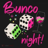 Bunco Night Retro Dice Wine Prize Women's Tank Top thumb 5