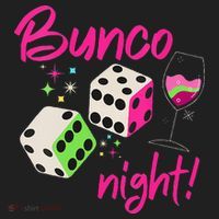 Bunco Night Retro Dice Wine Prize Hat thumb 2