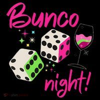 Bunco Night Retro Dice Wine Prize Tall Hoodie thumb 2