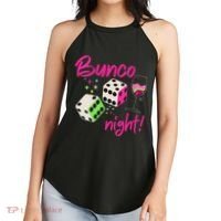Bunco Night Retro Dice Wine Prize Women's Perfect Tri Rocker Tank thumb 2