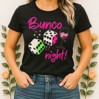 Bunco Night Retro Dice Wine Prize Women's T-Shirt thumb 2