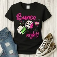 Bunco Night Retro Dice Wine Prize Women's T-Shirt thumb 3