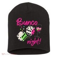 Bunco Night Retro Dice Wine Prize Short Acrylic Beanie thumb 0