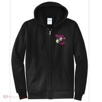 Bunco Night Retro Dice Wine Prize Full Zip Hoodie thumb 0