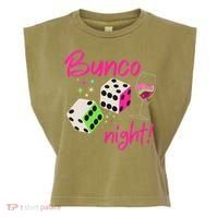 Bunco Night Retro Dice Wine Prize Garment-Dyed Women's Muscle Tee thumb 0