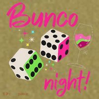 Bunco Night Retro Dice Wine Prize Garment-Dyed Women's Muscle Tee thumb 6