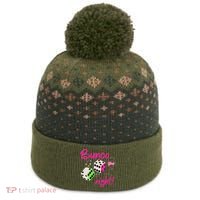 Bunco Night Retro Dice Wine Prize The Baniff Cuffed Pom Beanie thumb 0