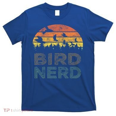 Bird Nerd Retro Vintage Distressed Bird Watcher Watching Gift T-Shirt