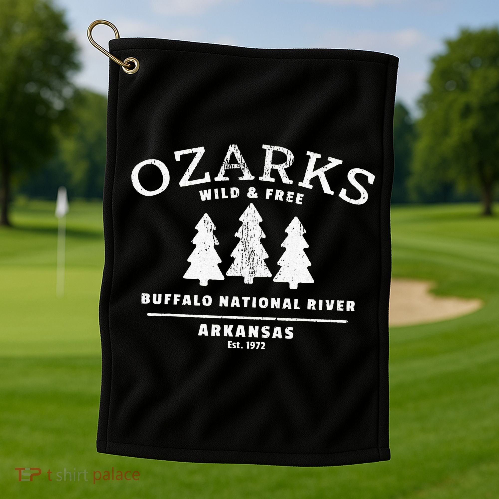 Buffalo National River Arkansas Ozark Mountains Golf Towel