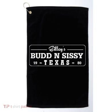 Bud N Sissy Texas Cowboy Golf Towel