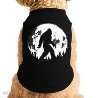 Bigfoot Night Stroll! Cool Full Moon Night & Trees Sasquatch Doggie Tank thumb 0