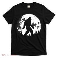 Bigfoot Night Stroll! Cool Full Moon Night & Trees Sasquatch T-Shirt thumb 0