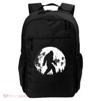 Bigfoot Night Stroll! Cool Full Moon Night & Trees Sasquatch Backpack thumb 0