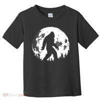 Bigfoot Night Stroll! Cool Full Moon Night & Trees Sasquatch Toddler T-Shirt thumb 0