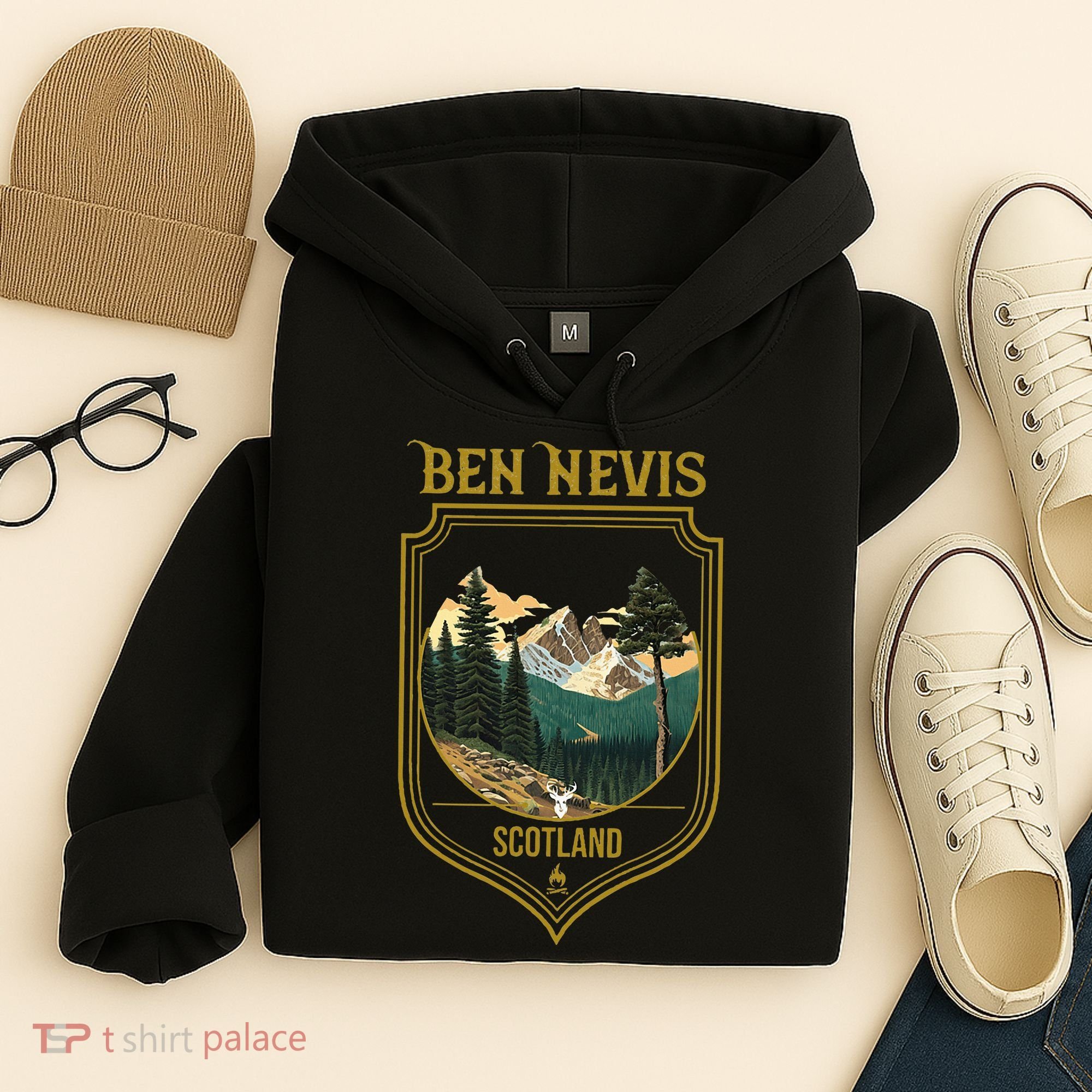 Ben Nevis Souvenir Apparel Ben Nevis Hiking Hoodie