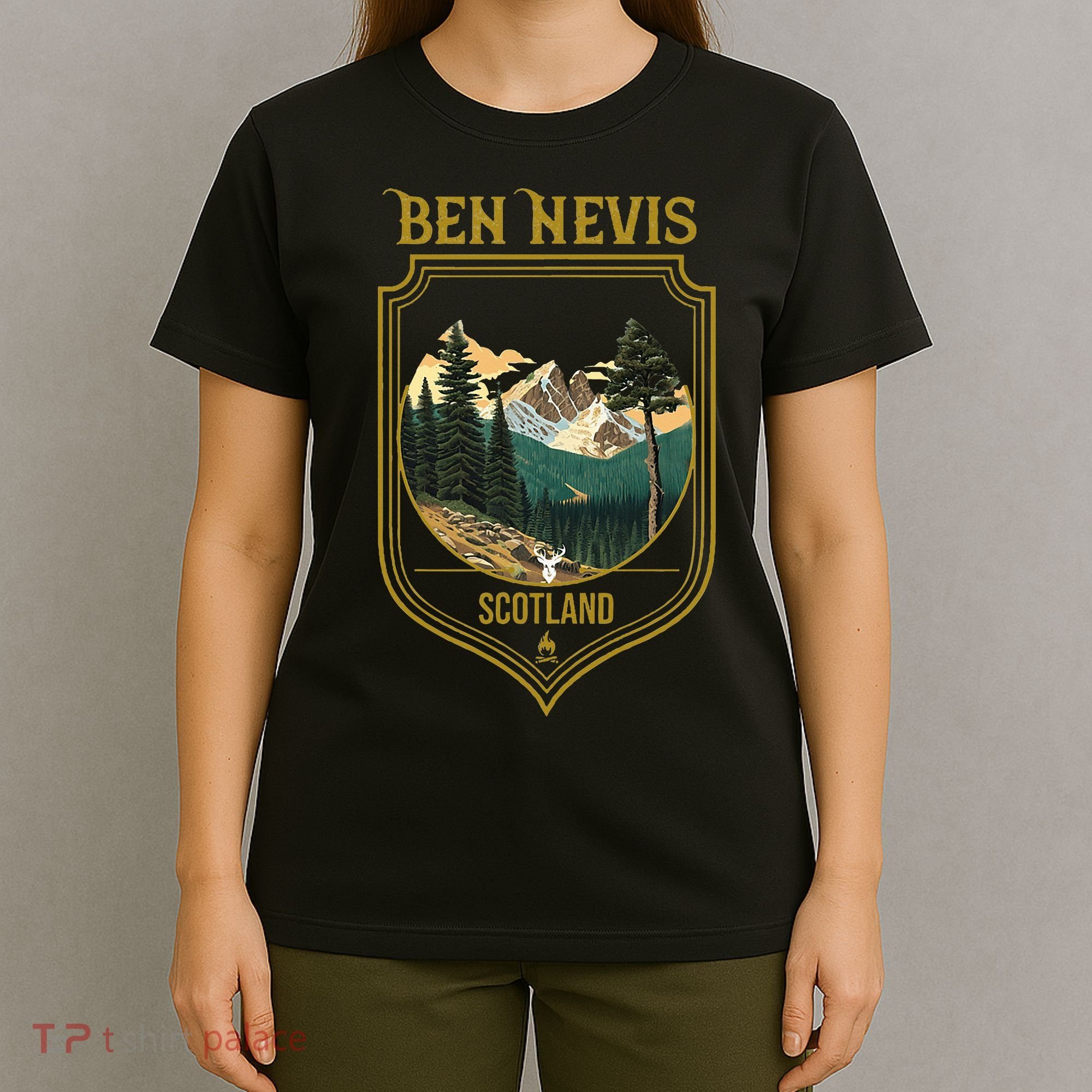 Ben Nevis Souvenir Apparel Ben Nevis Hiking T-Shirt