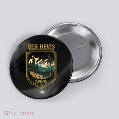 Ben Nevis Souvenir Apparel Ben Nevis Hiking Button