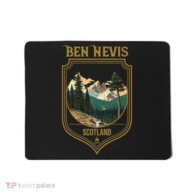 Ben Nevis Souvenir Apparel Ben Nevis Hiking Mousepad