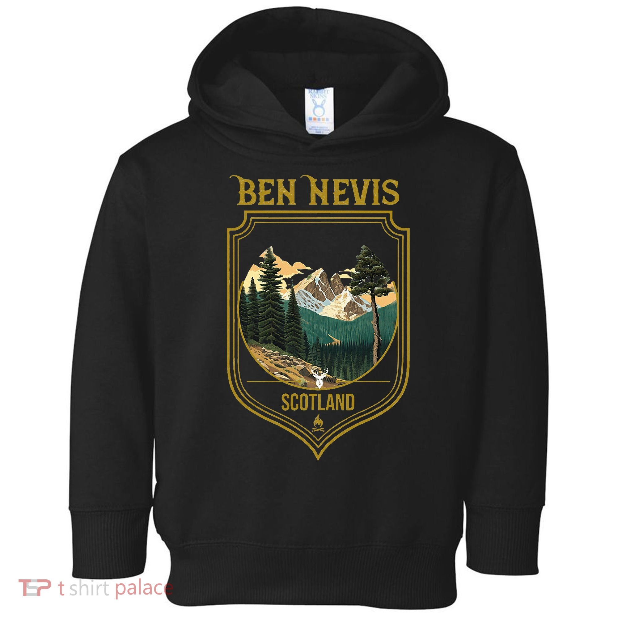 Ben Nevis Souvenir Apparel Ben Nevis Hiking Toddler Hoodie